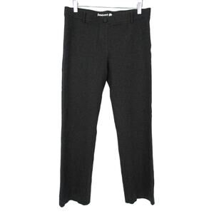 Betabrand Womens Dress Yoga Pants Size Large 33x28 Heathered Gray Straight Leg